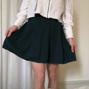 Green circle skirt